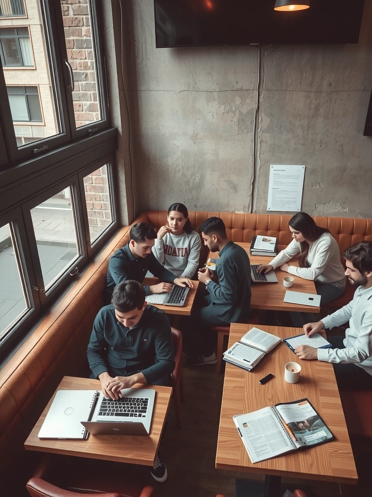 Students collaborating